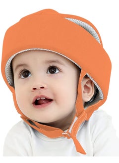 اشتري Baby Helmet, Toddler Soft Adjustable Cap When Learning to Walk, Children Walking Harnesses Hat for Running Crawling في الامارات