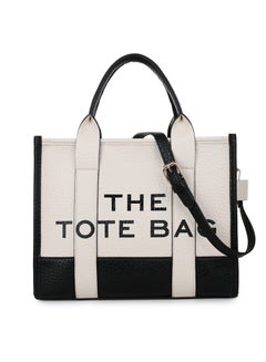 Buy The Tote Bags For Women Large PU Leather Tote Bag Trendy Travel Handbag Top Handle Shoulder Crossbody in Saudi Arabia