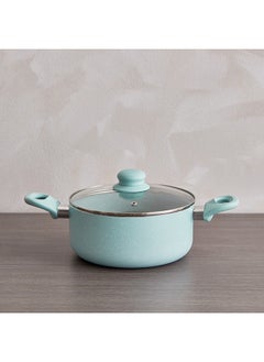 Buy 2-Piece Marble Coating Casserole and Lid 20 x 20 cm in UAE