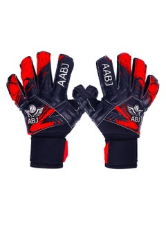 اشتري Soccer Goalkeeper Football Gloves Designed to Fit Both Sizes 8 to 9, Top Grip, Double Protection, Your Secret to Success in Training and Matches في السعودية