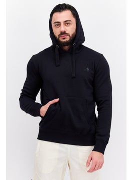 اشتري Men 2 Pieces Brand Logo Long Sleeves Hoodie, Navy/Light Grey في الامارات