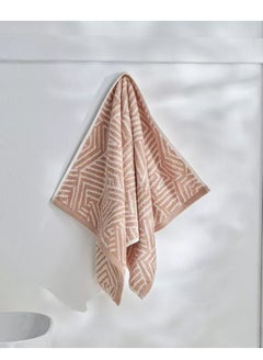 Buy Rio Zara Patterned Cotton Hand Towel - 40x70 cm in Saudi Arabia