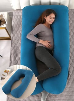 Buy U-Shape Full Body Pillow for Pregnant Women 145x70cm in UAE