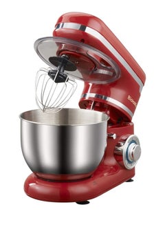 اشتري BioloMix Household Stand Mixer 4L, 1200W, 6-Speed Food Mixer, Kitchen Electric Mixer with Dough Hook, Whisk, Beater, Bowl, Free Hands Mixer في السعودية