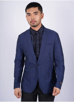 Buy Men’s Summer Suit Blazer – Midnight Blue in UAE