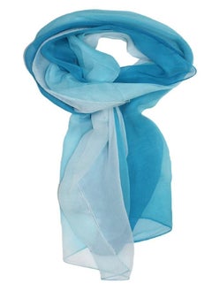 اشتري Ted and Jack - Silk Ombre Lightweight Accent Scarf (Light Blues) في الامارات