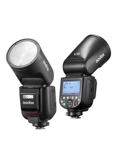 Buy V1 PRO S 2.4G Wireless Camera Flash 1/8000s HSS 1.3s Recycle Time with M/TTL Flash Mode 10 Levels Adjustable Brightness Support Type-c Powered with Power Supply Port & Detachable Sub Flash Speedlite in Saudi Arabia