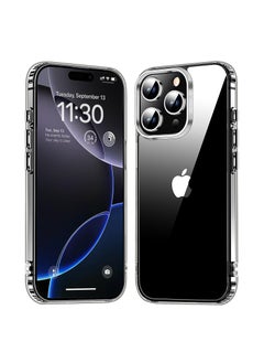 Buy For iPhone 16 Pro Max Clear Case, Shockproof Soft TPU Bumper and Hard PC Back Case, Non-Yellowing,Anti-Scratch, Drop Protection, Slim Fit Cover Case for iPhone 16 Pro Max (Clear) in Saudi Arabia