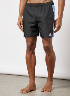 Buy Colourblock 3-Stripes Swim Shorts in UAE