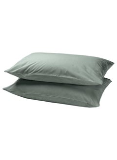 Buy Pillowcase, Grey-Green, 50X80 Cm in Saudi Arabia