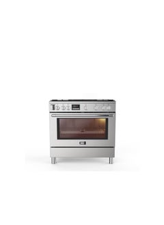 اشتري Zanussi Taste Max Cooker,air fry 90 cm,Silver -ZCG97326XA في مصر