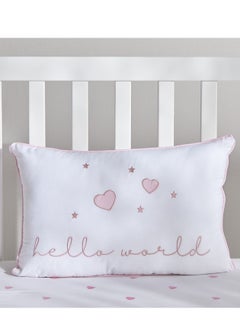 Buy Little Angel Hello World Filled Cushion - 30x45 cm in Saudi Arabia