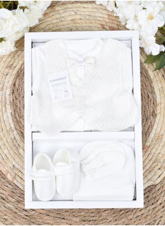 Buy 4-Piece Baby Suit Set with Gift Box in Saudi Arabia