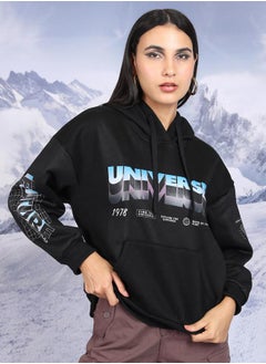 Buy Graphic Printed Oversized Hoodie in Saudi Arabia