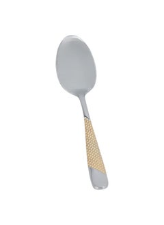 Buy Gold engraving teaspoon set 6 pieces in Saudi Arabia