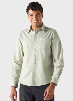 Buy Essential Pocket Detail Regualr Fit Shirt in Saudi Arabia