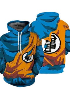 Buy Seven Dragon Ball Wukong 3D Digital Printed Sweater Loose Hooded in Saudi Arabia