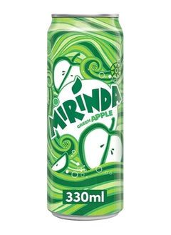 اشتري Green Apple Carbonated Soft Drink Can 330ml في الامارات