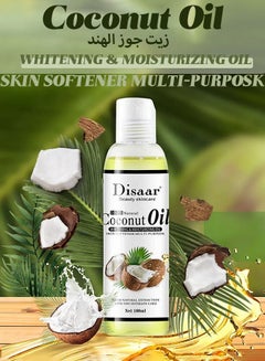 Buy New Solutions 100% Pure&Natural Premium Grade Organic Fractionated Coconut Oil For Essential,Massage, Moisturizing Hair &Body-Beauty Natural Softening Multi-purpose Moisturizing Oil For All Ages in Saudi Arabia