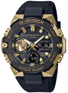 Buy Casio Men Watch G-Shock Steel Smartphone Link Tough Solar Analog Digital Black Dial Resin Band GST-B400GB-1A9DR in Saudi Arabia