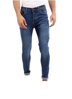 Buy White Rabbit Slim Fit Heather Dark Blue Jeans in Egypt