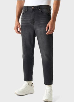 Buy Mid Wash  Relaxed  Fit Jeans in Saudi Arabia