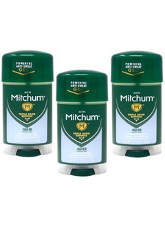 Buy Mitchum Clear Gel Antiperspirant & Deodorant  Unscented (3 x 2.25 oz) in UAE