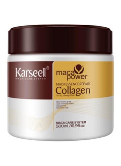 اشتري Karseell Collagen Hair Treatment Deep Repair Conditioning Argan Oil Collagen Hair Mask Essence for Dry Damaged Hair All Hair Types 500ml في الامارات