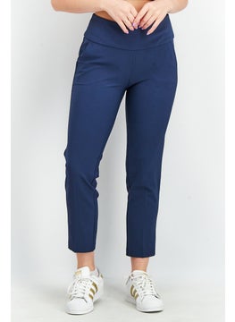 Buy Women Sportswear Fit Pull On Ankle Pants, Navy in UAE