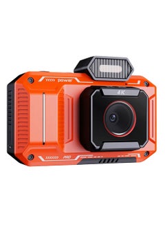 Buy 48MP Full HD 1080 Advanced Digital Camera Video Stabilization & 18x Digital Zoom, Porodo - Orange in UAE