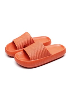 اشتري Cloud Slides Women's and Men's Bathroom Anti Slip Quick Dry Ultra Soft Thick Bottom Home Slippers في الامارات