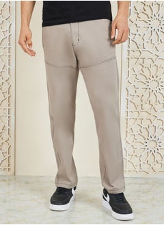 Buy Cotton Contrast Stitch Relaxed Fit Chino in Saudi Arabia