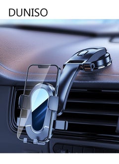 Buy 360 Degree Rotating Universal Cell Phone Mount Holder for Car Easy One Touch in Saudi Arabia