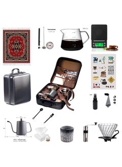 Buy V60 Coffee Drip Set - 14-Pieces Kit with Tool Case in Saudi Arabia