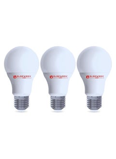 Buy El Sewedy LED bulbs 15 watt - White Lighting - 3 Pieces in Egypt