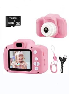 اشتري كاميرا للأطفال 1080P للأطفال من عمر 3 إلى 12 سنة مع بطاقة SD سعة 32 جيجا في الامارات