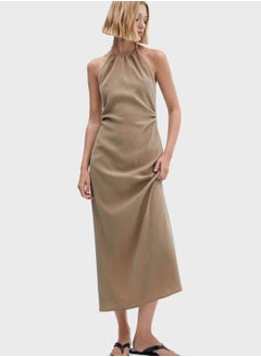 Buy Halter Neck Knitted Dress in UAE