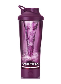 Buy Premium Electric Protein Shaker Bottle, Made with Tritan, BPA Free, 24 oz Vortex Portable Mixer Cup/USB Rechargeable Shaker Cups for Protein Shakes (Purple) in UAE