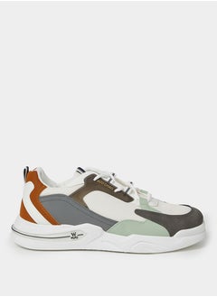 Buy Colorblock Lace Up Sneakers in Saudi Arabia