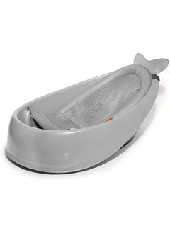 اشتري Non-slip Baby Bathtub Safe Tub with Non-slip Pad Design Drain Hole Design Easy for Newborn and Children for Travel/home (Grey) في السعودية