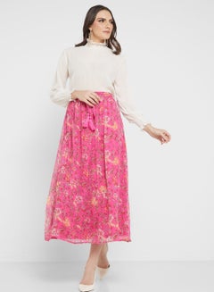 Buy Printed Long Skirt in UAE