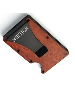 Buy Slim Wood Card Wallet - Ultra-Thin and Lightweight in UAE