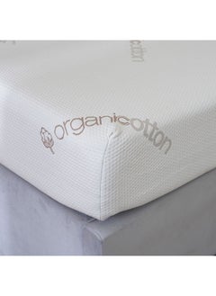 اشتري Organic With Biofoam Single Mattress Medium Firm Feel Spine Balance For Pressure Relief L190xW90 cm Thickness 20 cm White في الامارات