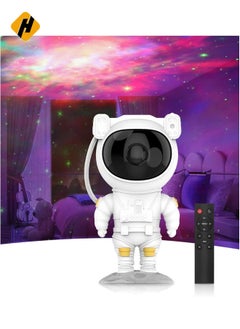 اشتري نجمة عرض رائد فضاء Galaxy Light Projector ، Kids Star Night Light مع Timer & Remote Control ، 360 ° Astrome Artherse Nebula Cloud Cloud Gower في الامارات