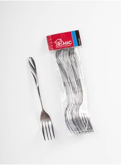 Buy Japanese steel eating fork 12 pieces in Saudi Arabia