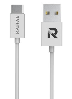 Buy 20W Super Fast Charging USB to Type C Strong and Durable 1M Cable for iphone 15/15 Plus/15 Pro/15 Pro Max, Samsung, OnePlus, Huawei- White in UAE