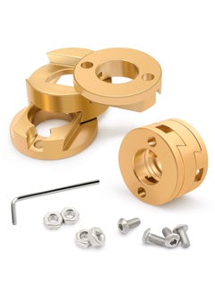 اشتري Brass Z Axis Coupler, Upgrade Oldham Coupling Couplers Compatible with VzBot, for Creality Ender 3 Pro V2 CR-10 CR-10S Pro 3D Printer Accessory T8 Lead Screw Hotbed(Pack of 2) في السعودية