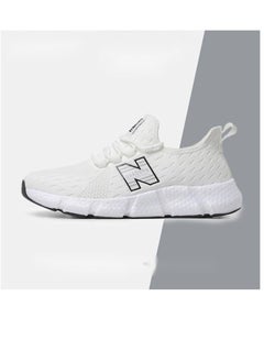 اشتري Spring and Autumn New Balance Cool Running Fly Weave Sneakers Soft Sole Summer Breathable Running Shoes Men's and Women's Shoes في السعودية