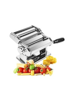 Buy Pasta Maker Machine - Heavy Duty Steel Construction - 150 Roller with Pasta Cutter - 7 Adjustable Thickness Settings,Noodle Roller Hand Crank in UAE