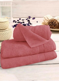 Buy Banotex bath towels set (Luxe) 3 towels, sizes 50X100 cm 300 g + 70X140 cm 600 g+ 90X150 cm 810 g 100% Egyptian cotton product, high-quality and absorbent combed cotton, suitable for all uses in UAE